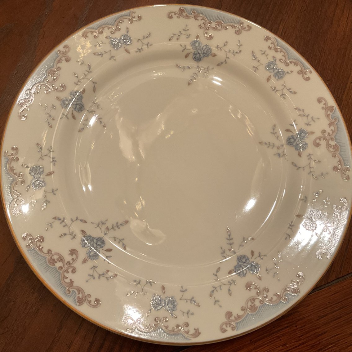 Image for Pretty China with Blue Flowers