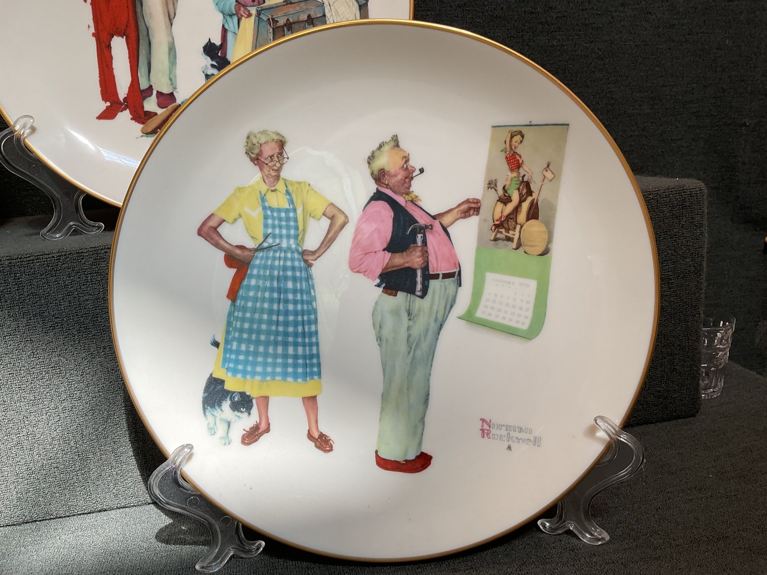 Image for Norman Rockwell Plates by Gorham