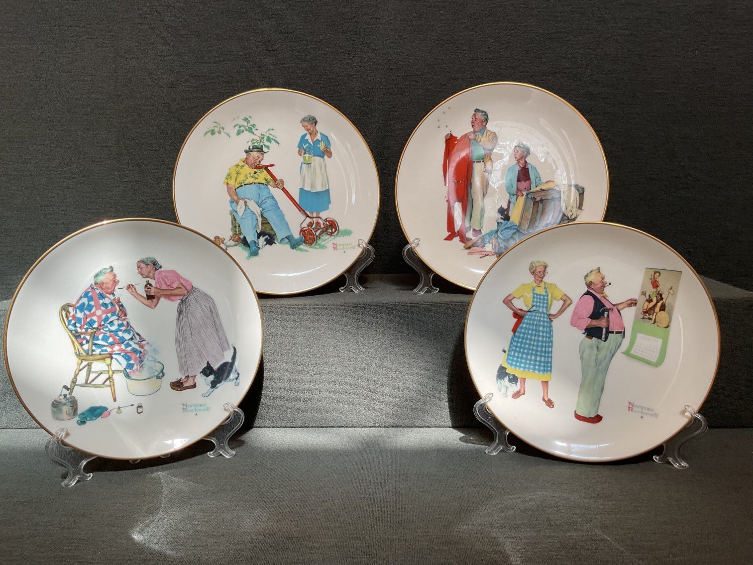 Image for Norman Rockwell Plates by Gorham