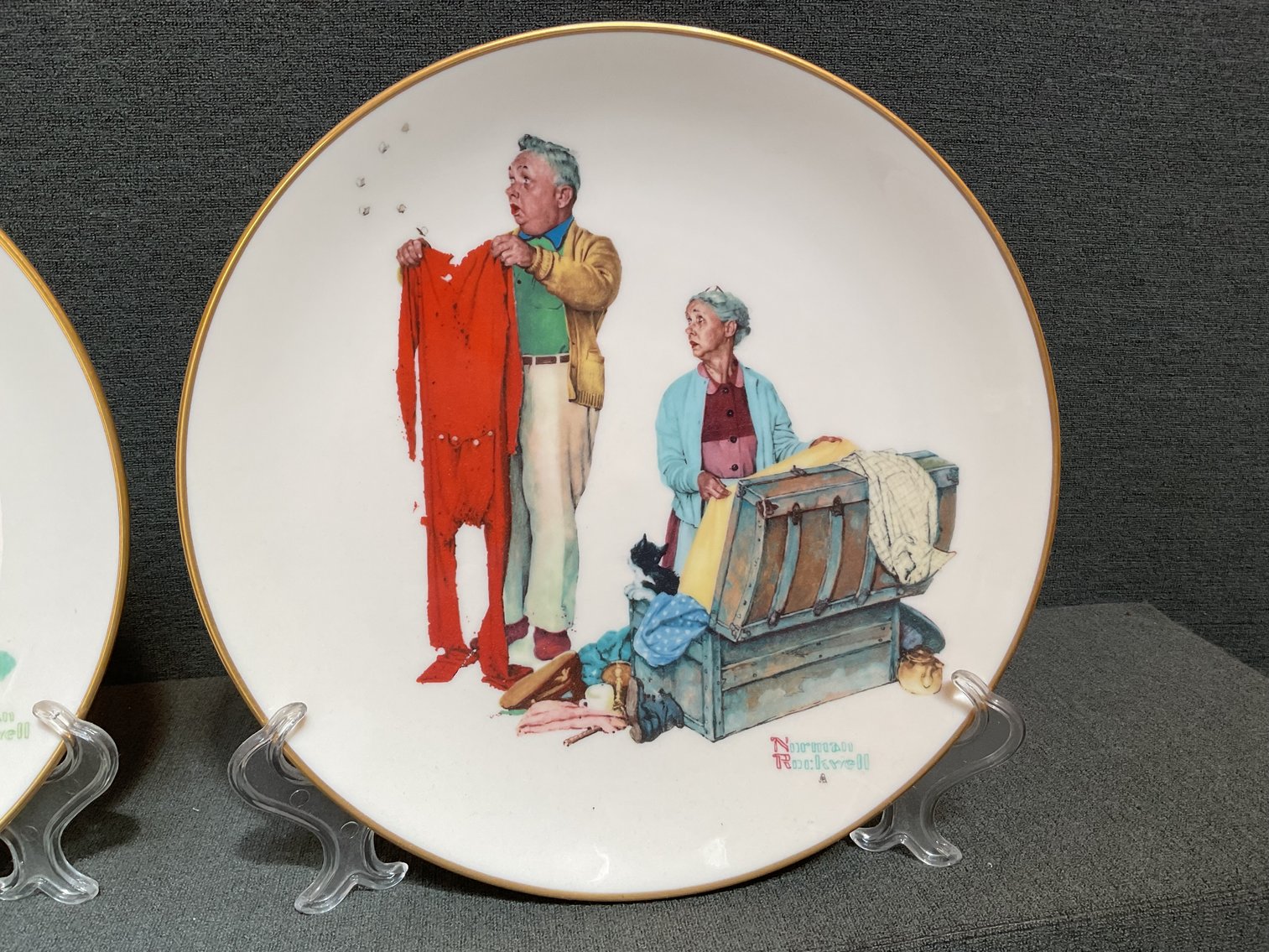 Image for Norman Rockwell Plates by Gorham