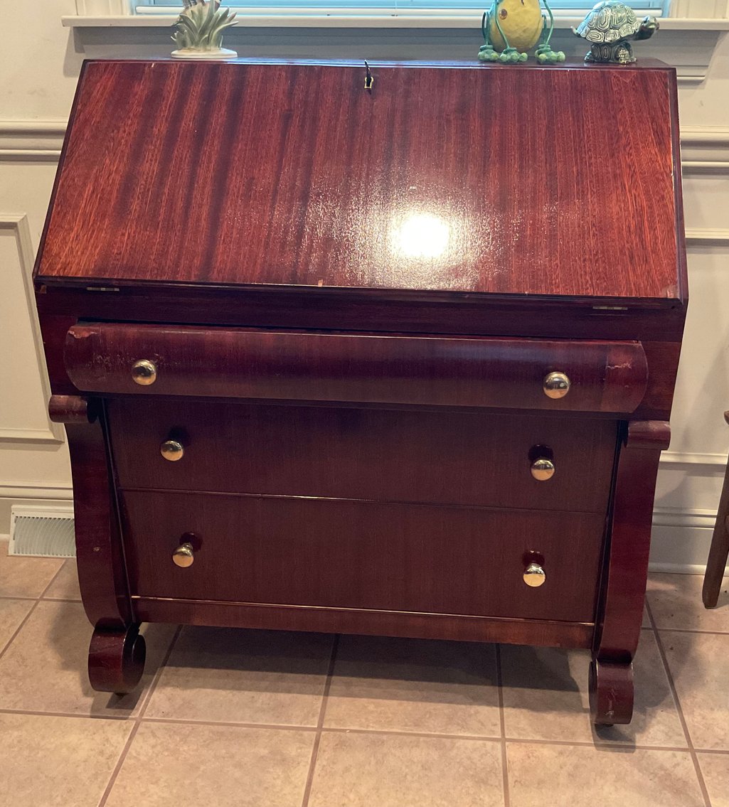 Image for Mahogany Veneered Desk