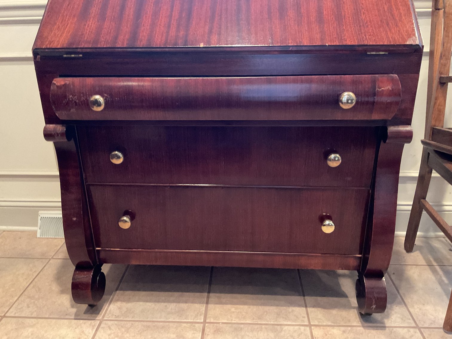 Image for Mahogany Veneered Desk