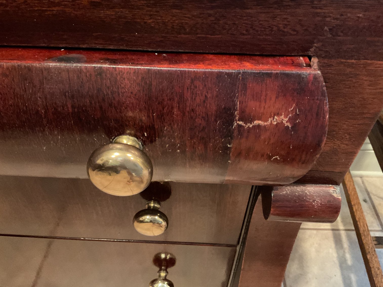 Image for Mahogany Veneered Desk