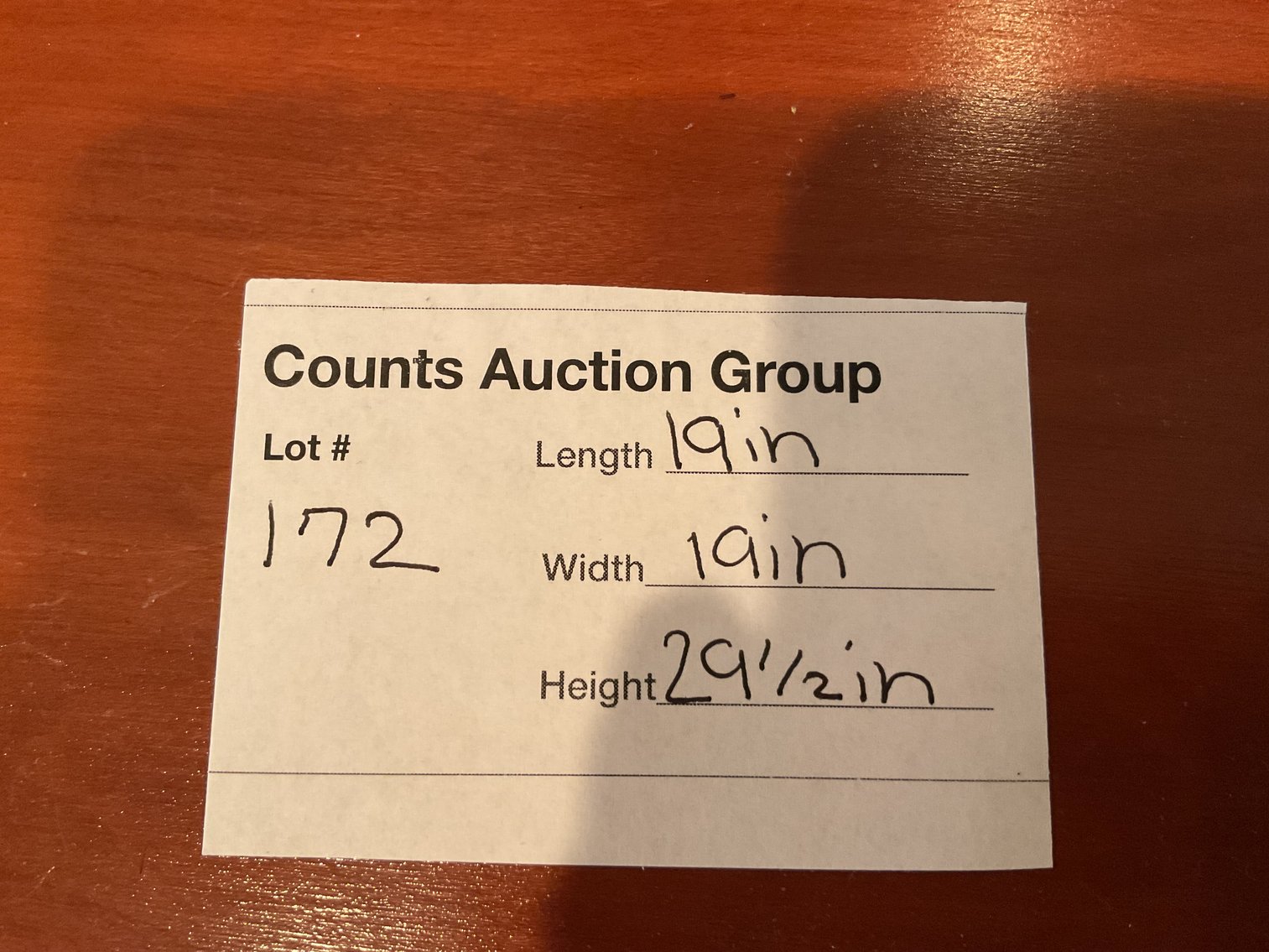 Image for Hand Made Cherry Table