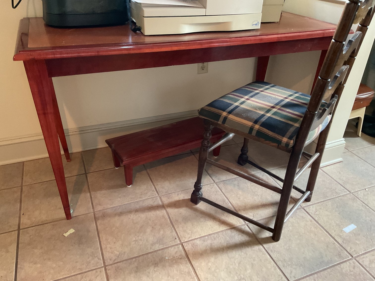 Image for Work Table with Chair and Foot Rest