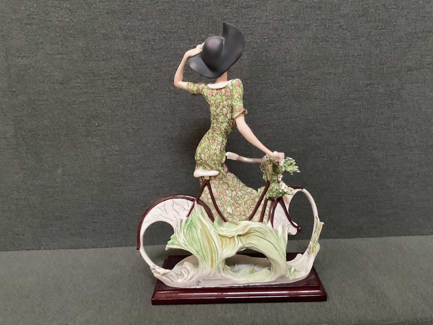 Image for Armani Florence Figurine “The Bicycle” by Capodimonte