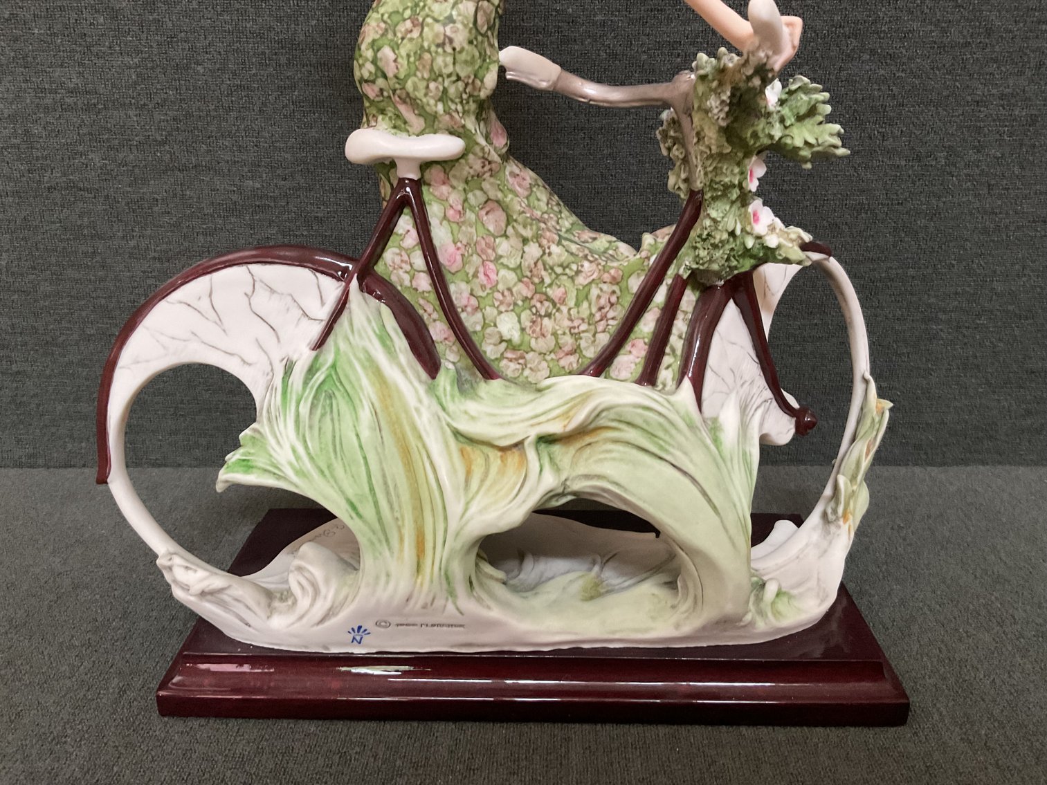 Image for Armani Florence Figurine “The Bicycle” by Capodimonte