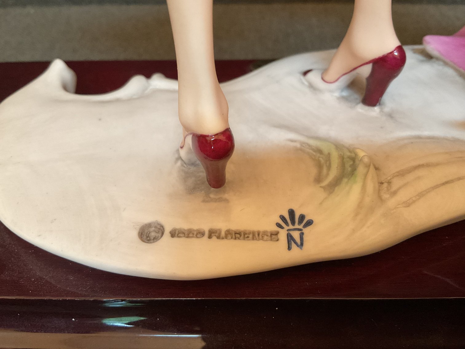 Image for Armani Florence Figurine “Umbrella Autumn” by Capodimonte