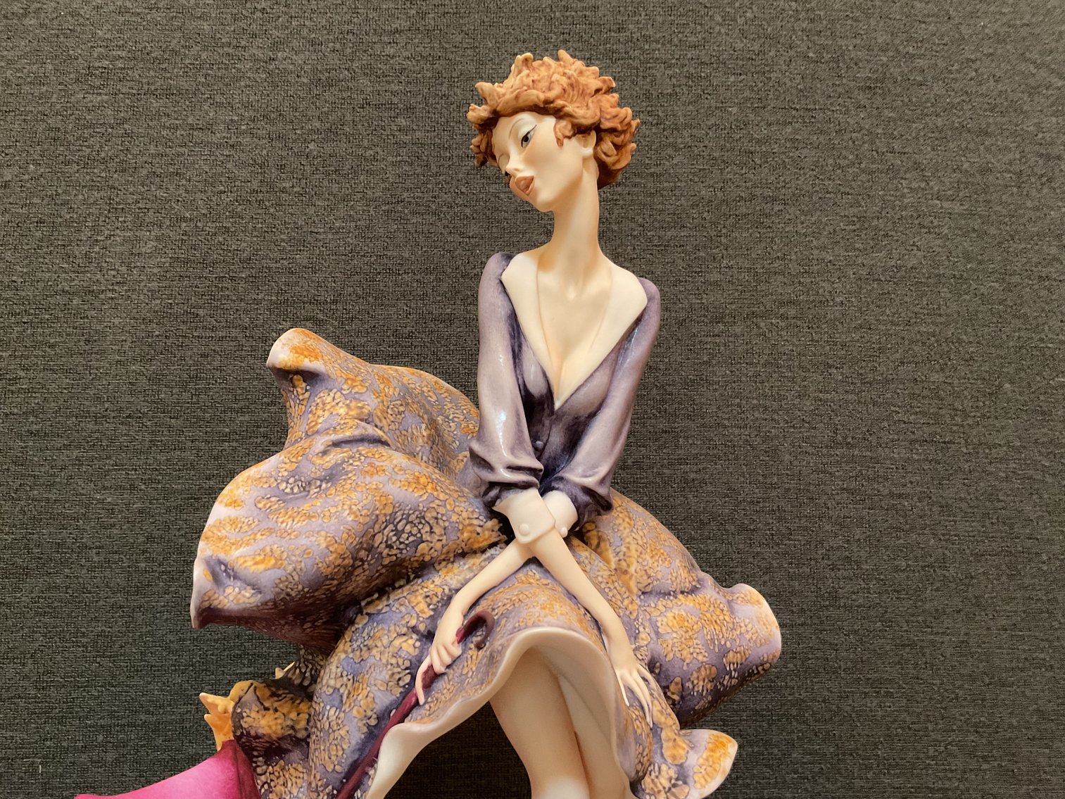 Image for Armani Florence Figurine “Umbrella Autumn” by Capodimonte