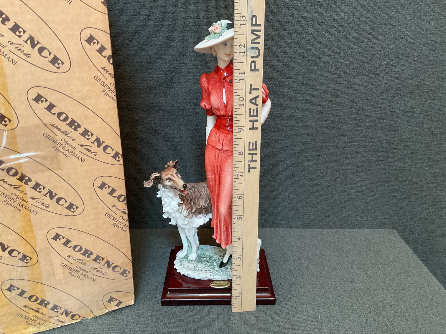 Image for Armani “Florence” Figurine with Afghan Hound by Capodimonte