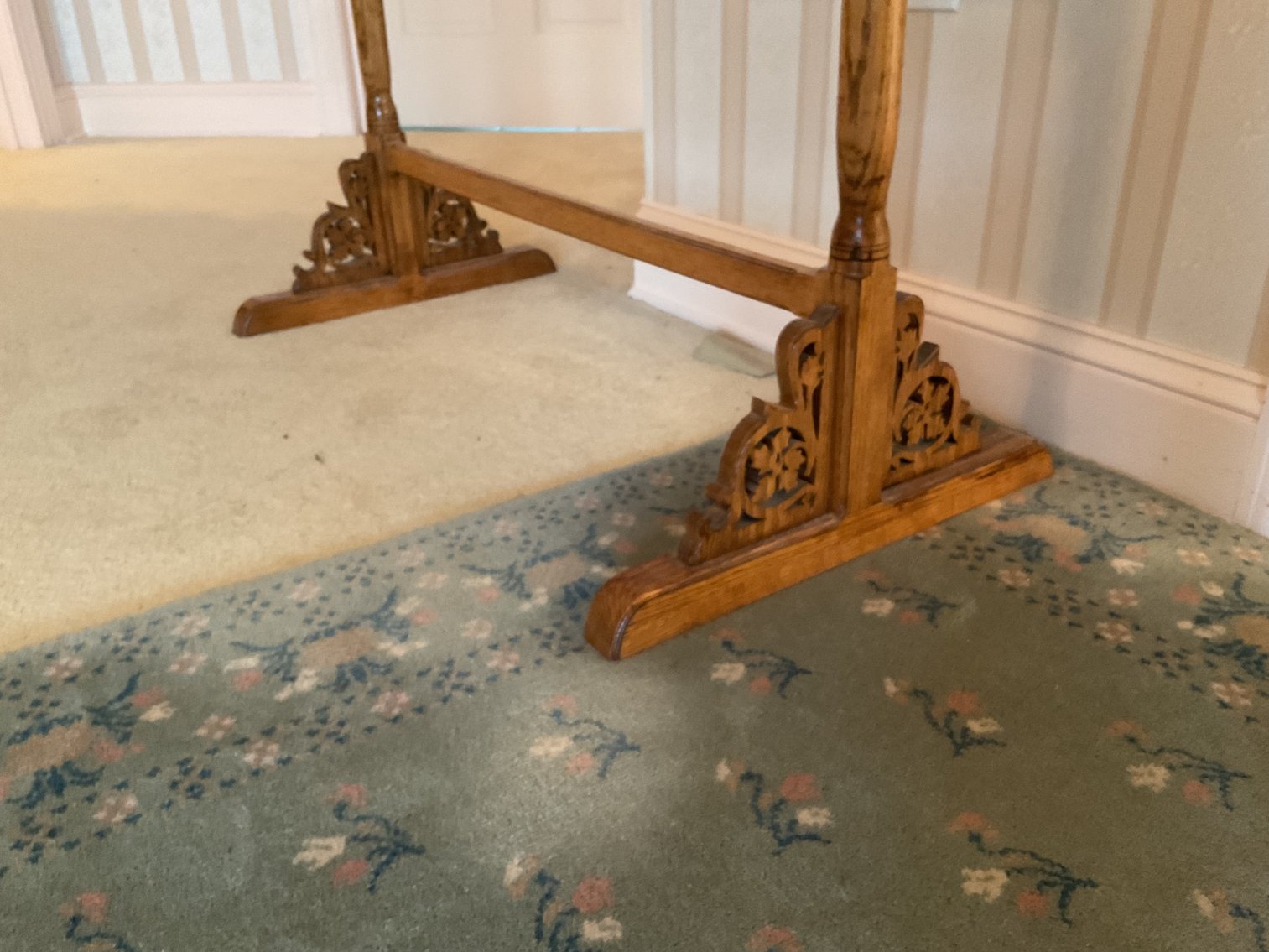 Image for Oak Quilt Rack - Hand Made