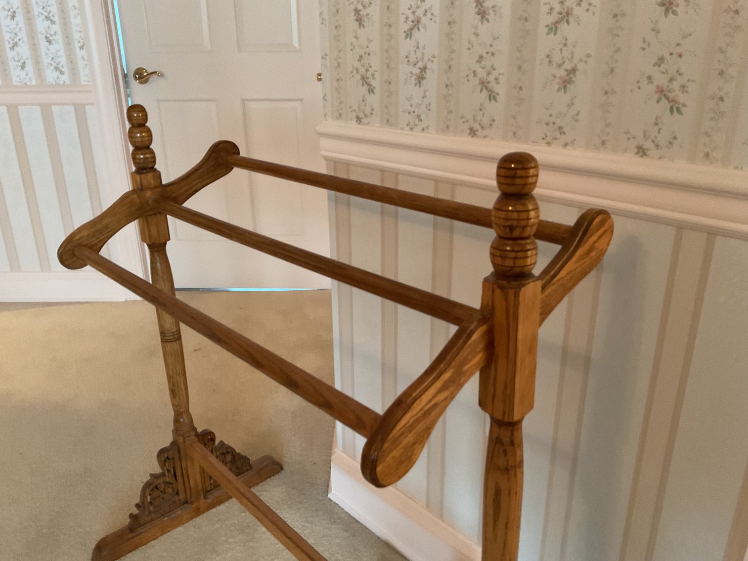 Image for Oak Quilt Rack - Hand Made