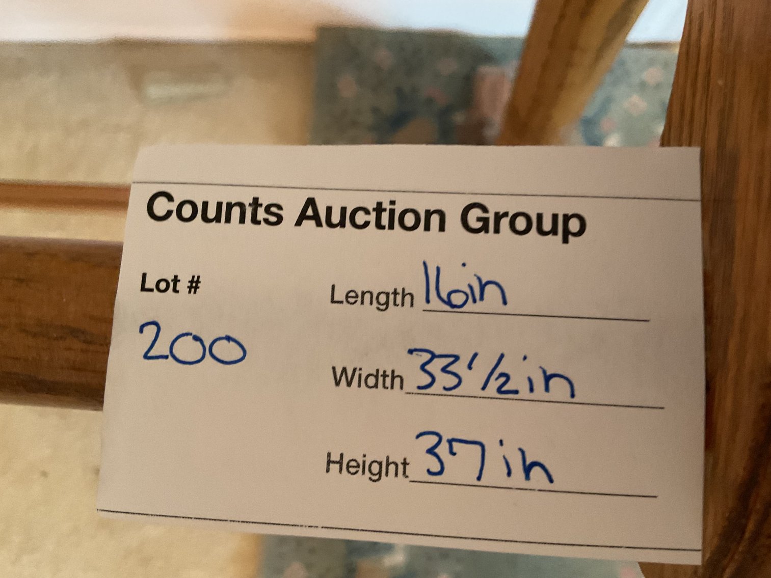 Image for Oak Quilt Rack - Hand Made