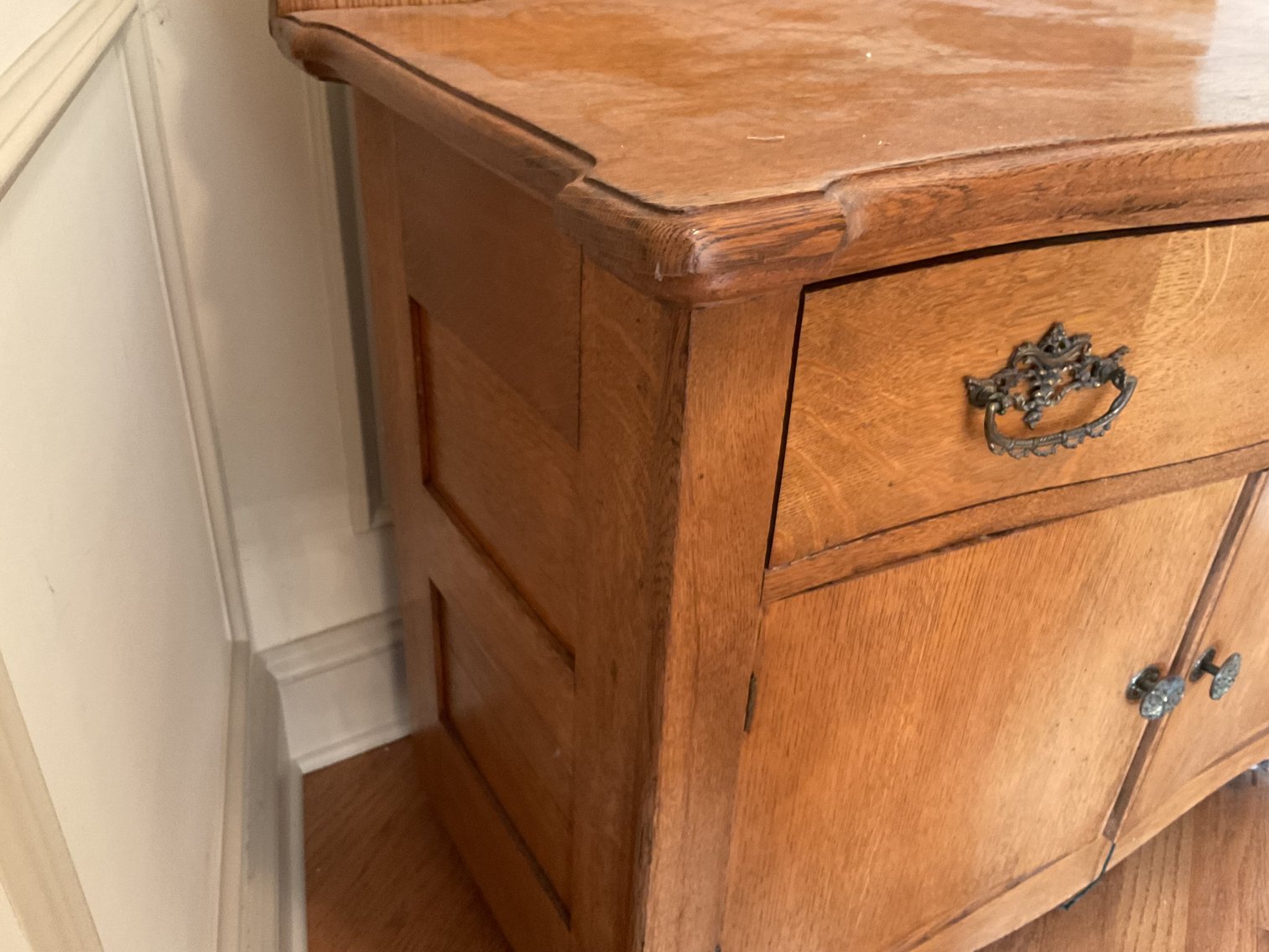 Image for Antique Oak Wash Stand