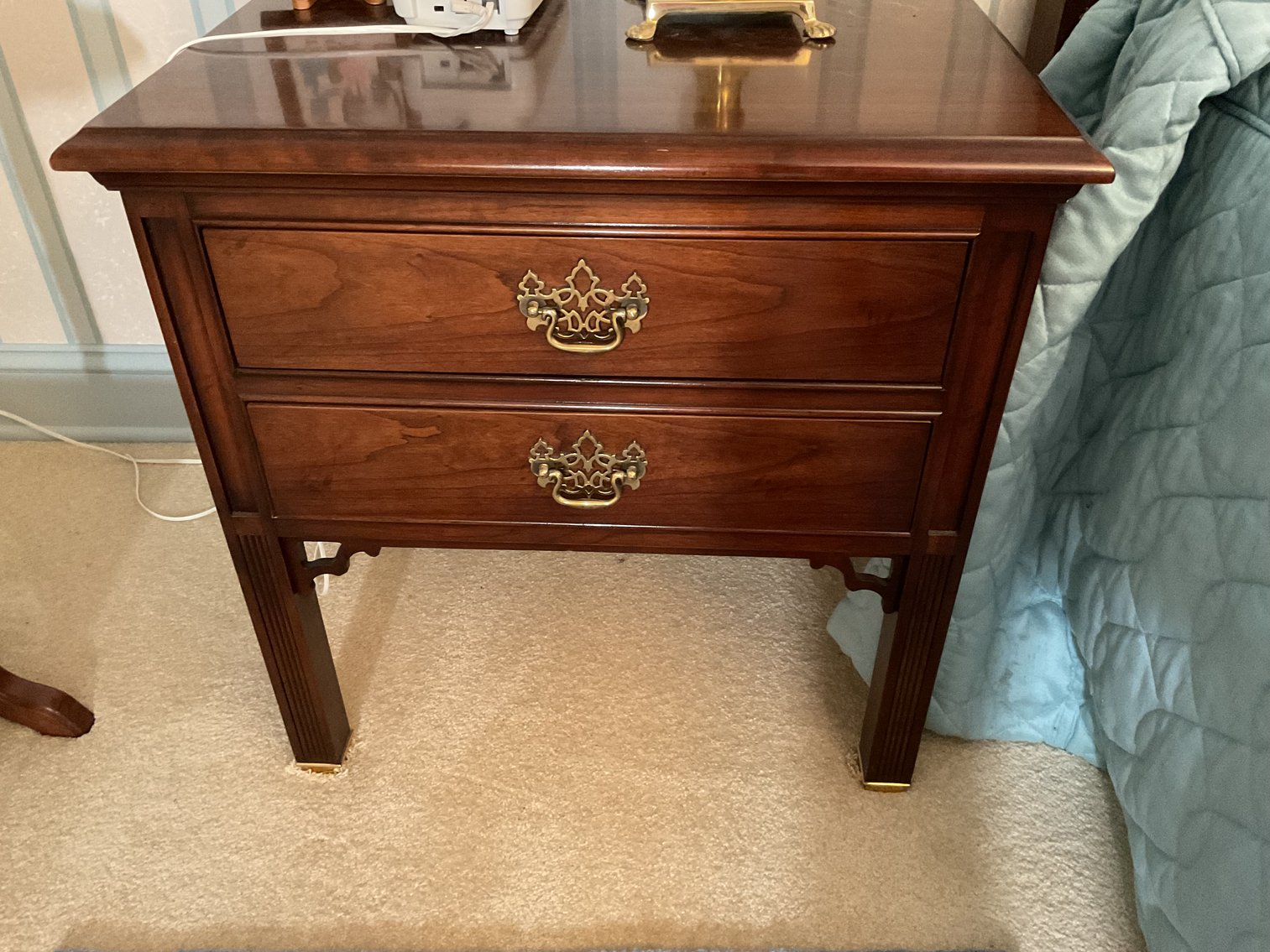 Image for Pair of Bedside Stands by Thomasville