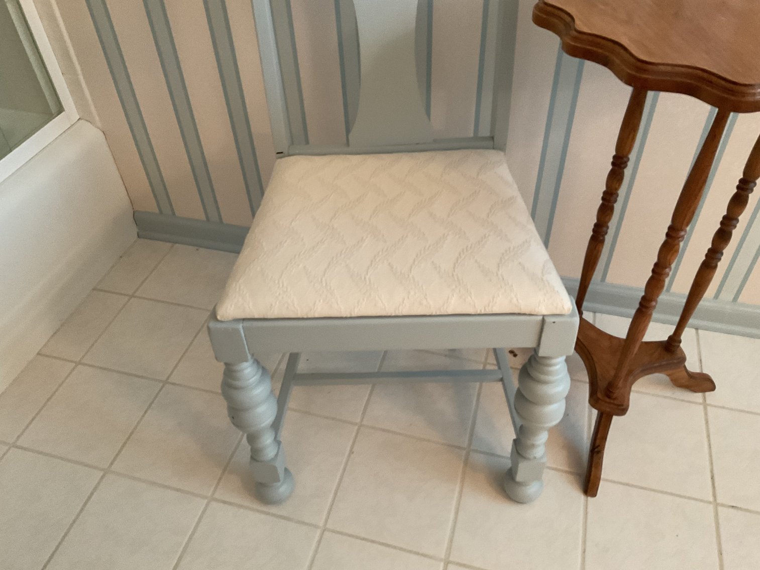 Image for Hand Made Table & Painted Chair