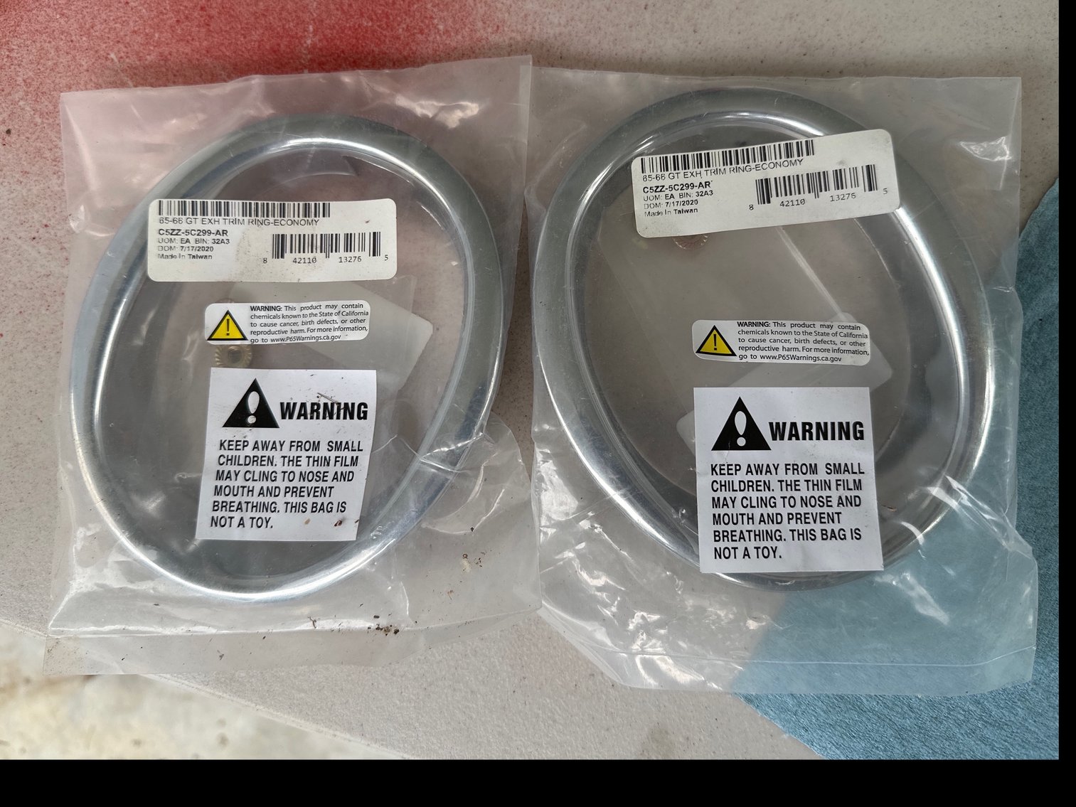 Image for GT Exh Trim Ring set