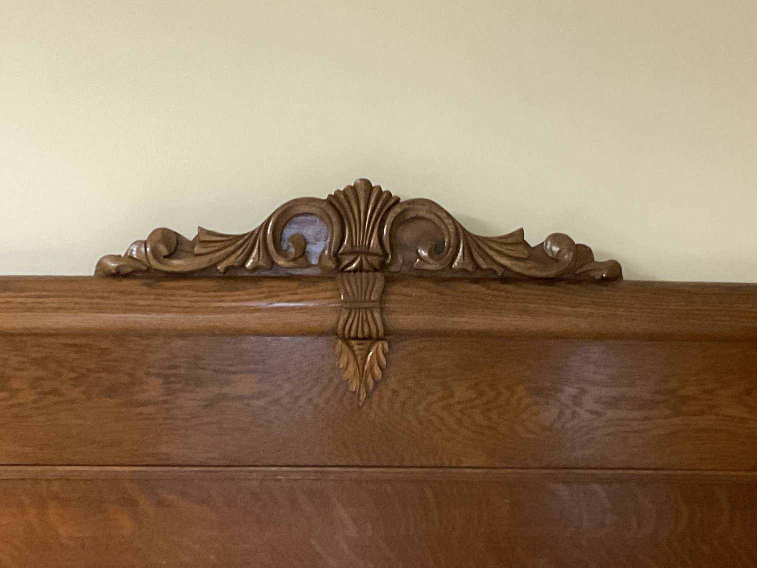 Image for Oak High Headboard Bed