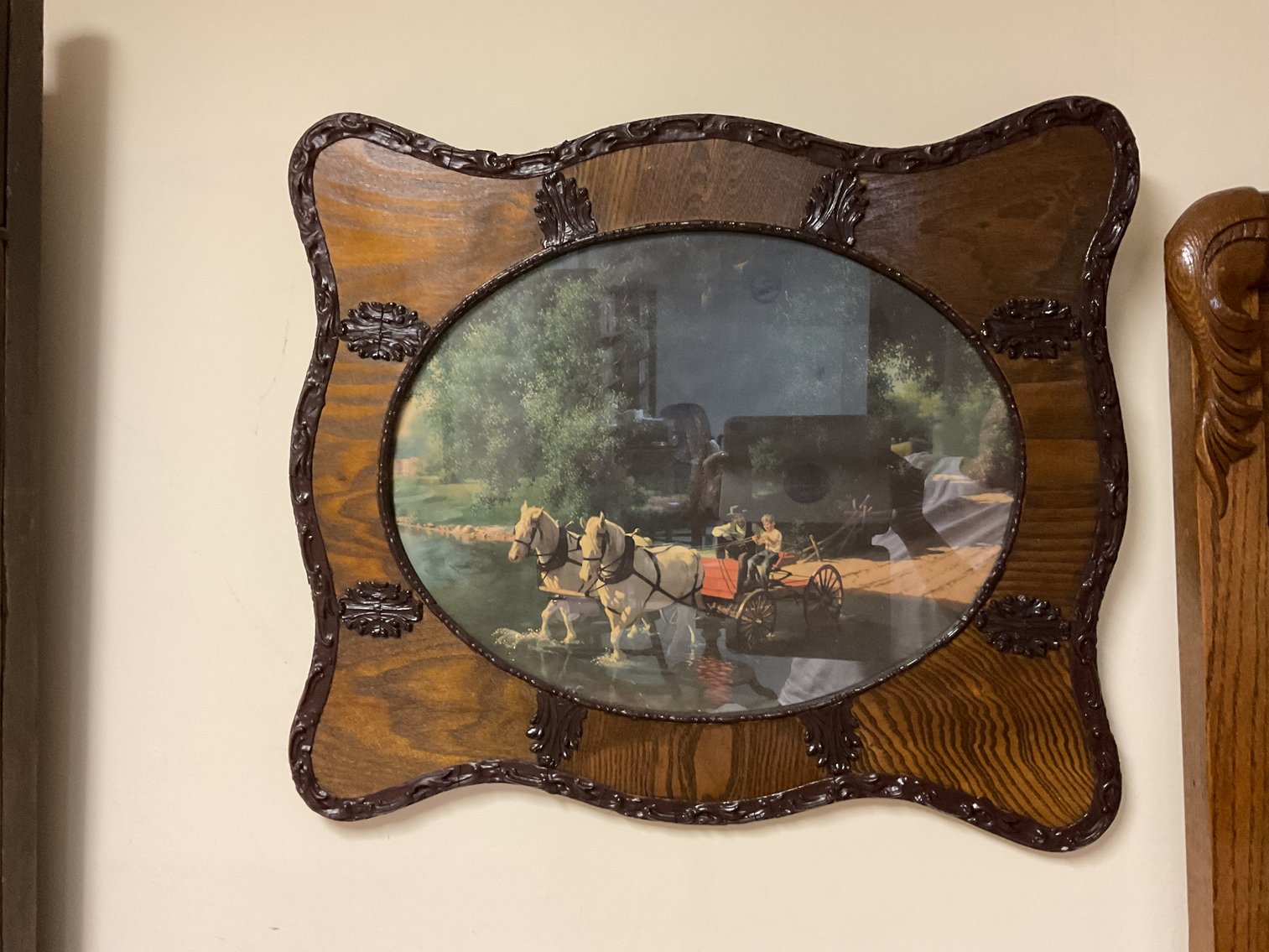 Image for Print in Fabulous Antique Oak Frame