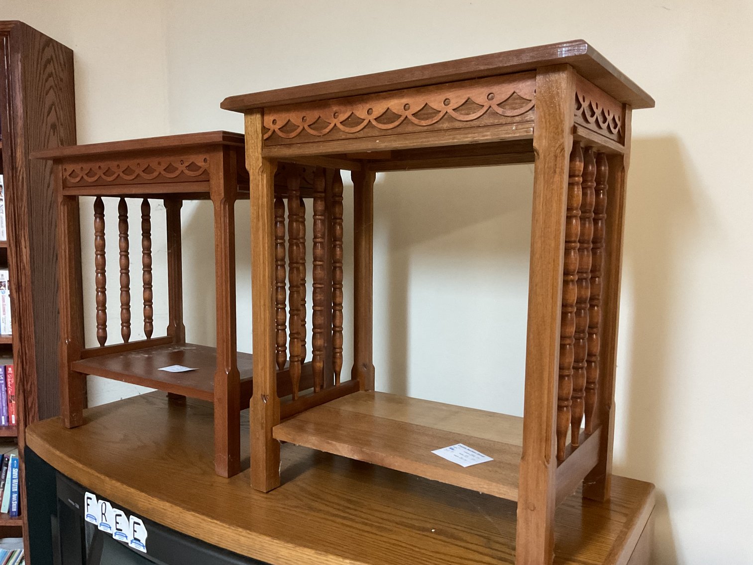 Image for Pair of Hand Made Tables