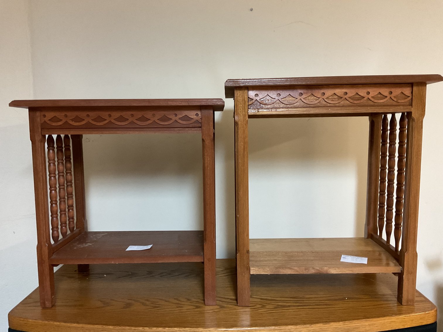 Image for Pair of Hand Made Tables
