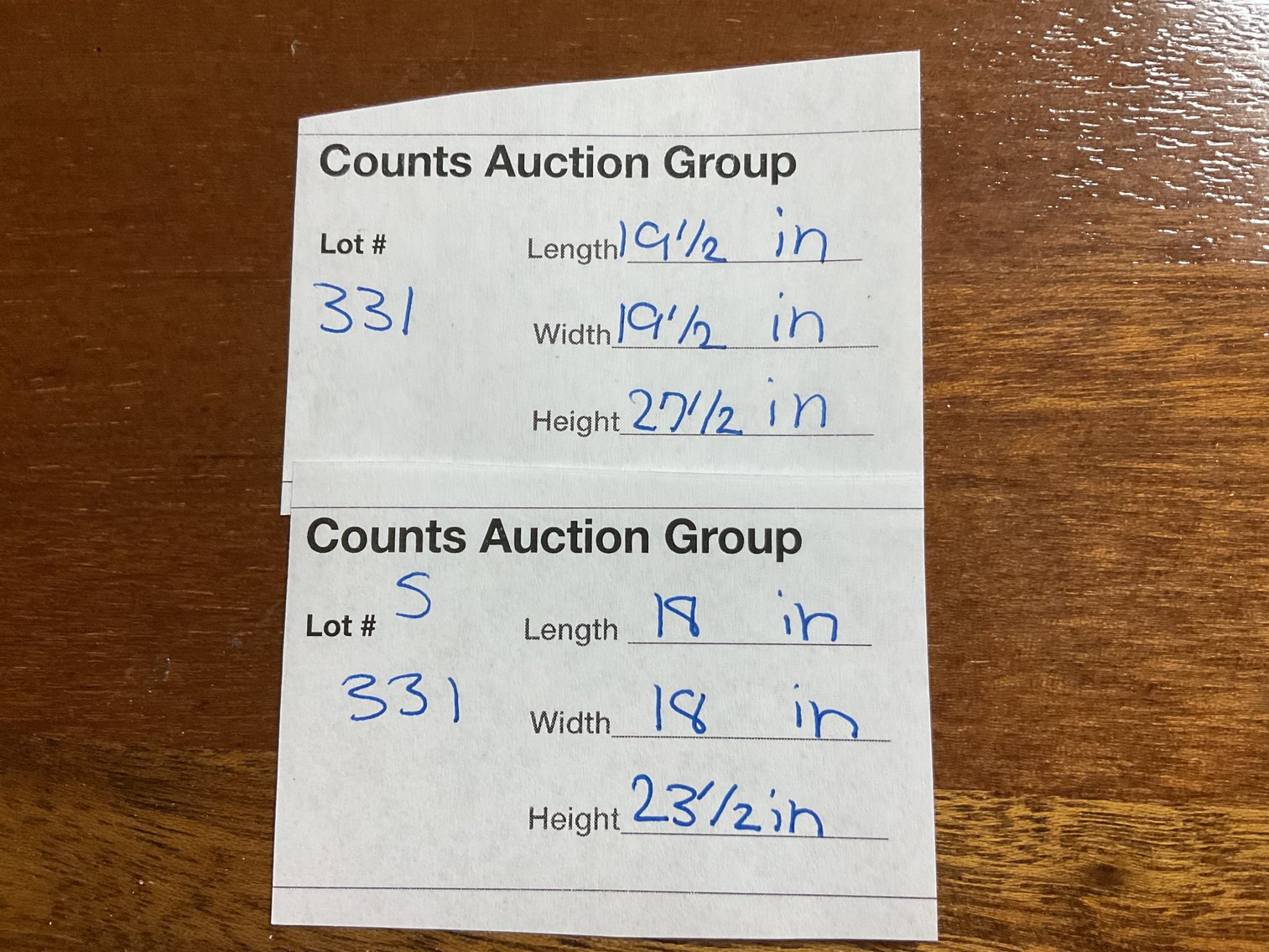 Image for Two Hand Made Round Tables