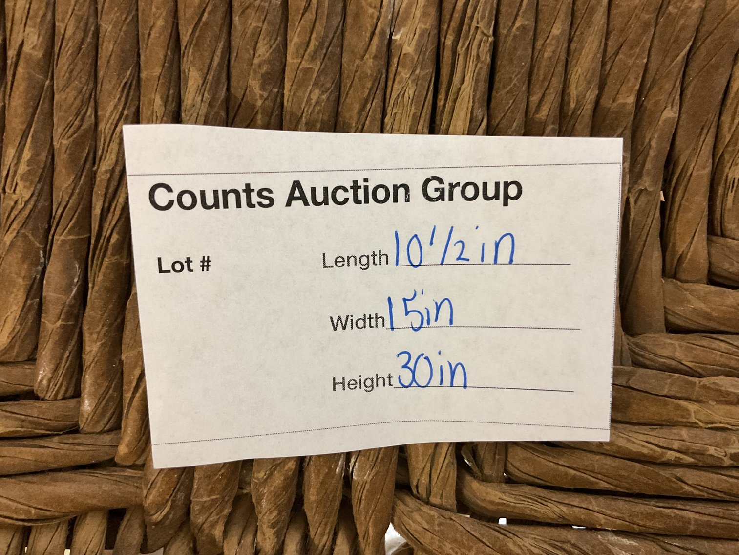 Image for Stool with Woven Seat