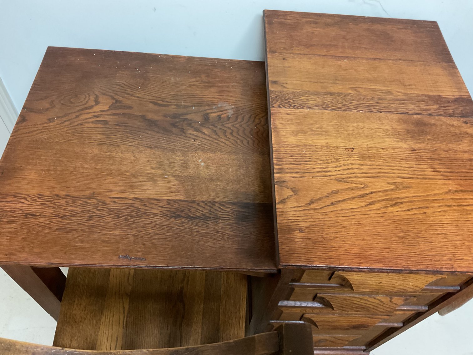 Image for Oak Desk and Chair