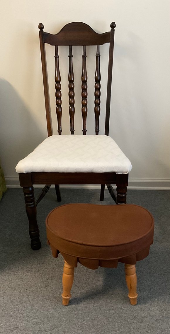 Image for Chair and Foot Stool
