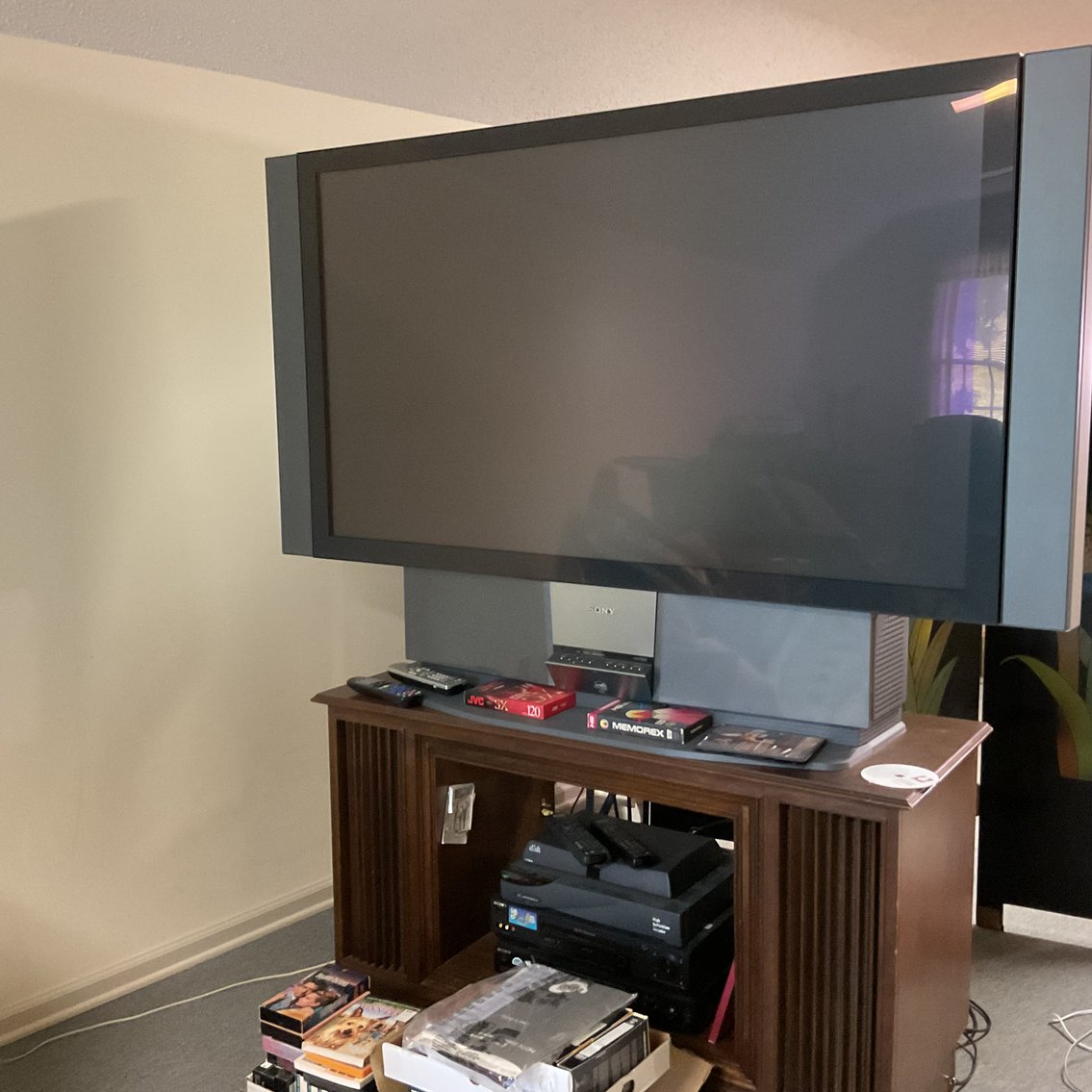 Image for Sony 60” Projection TV with Stand and Accessories