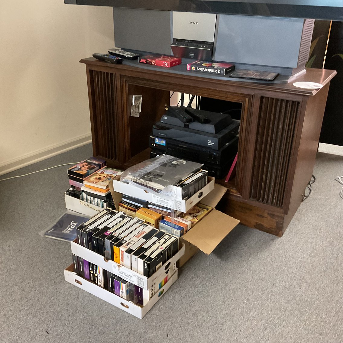 Image for Sony 60” Projection TV with Stand and Accessories