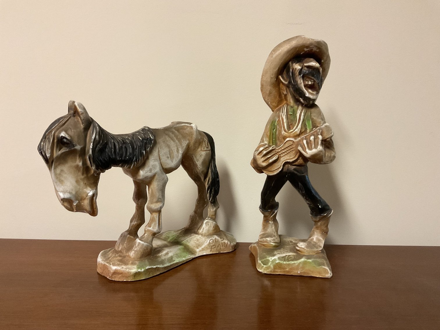 Image for Chalk Figurines - Tex and Old Paint