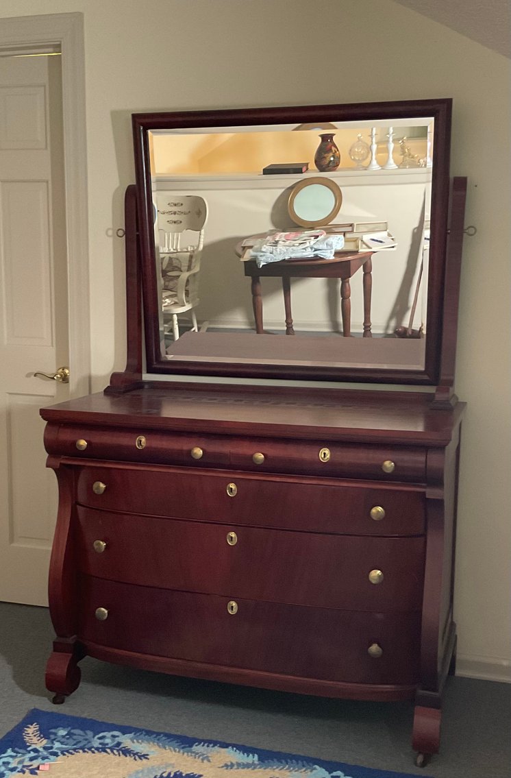 Image for Empire Style Mahogany Veneered Dresser