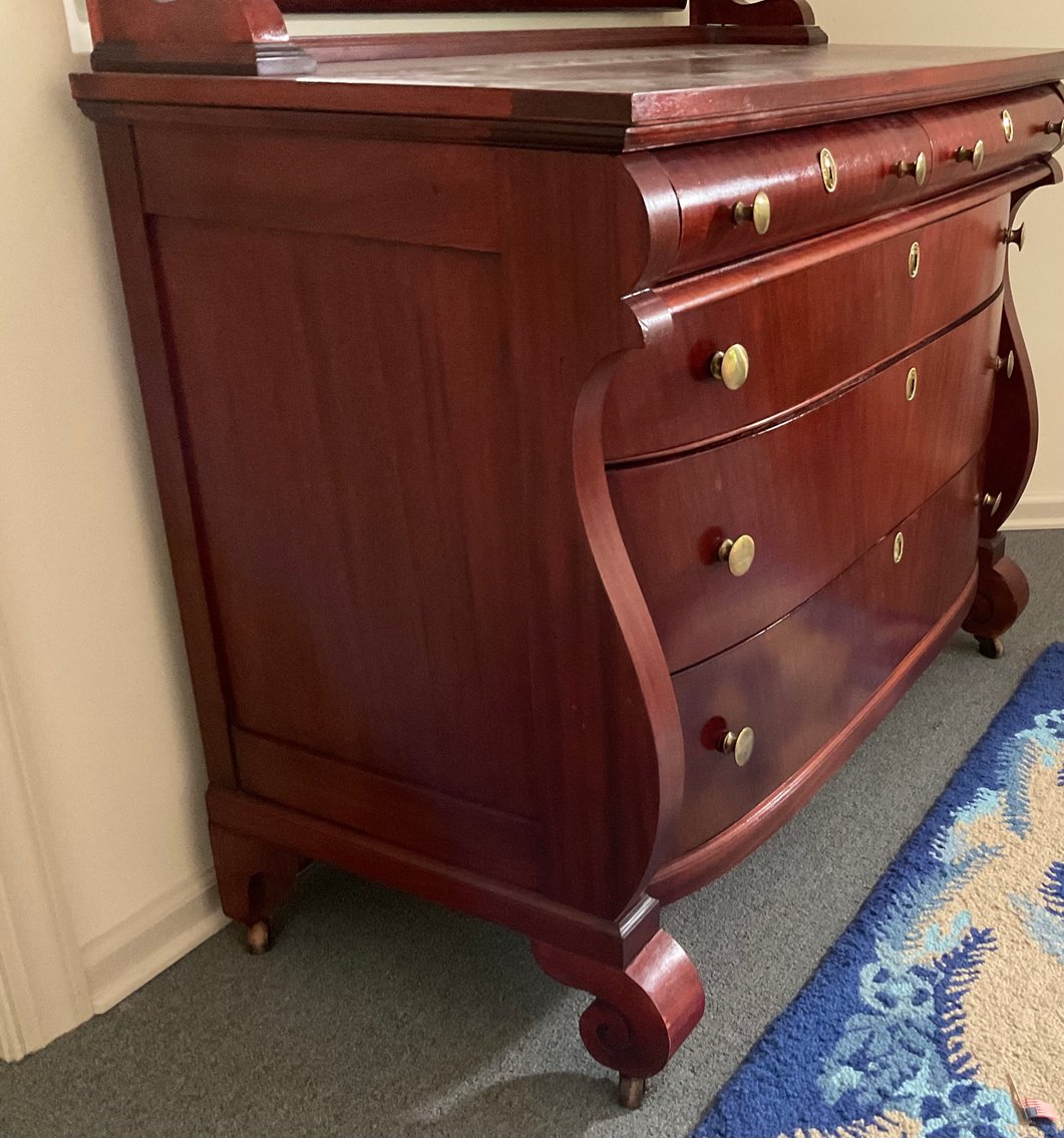 Image for Empire Style Mahogany Veneered Dresser