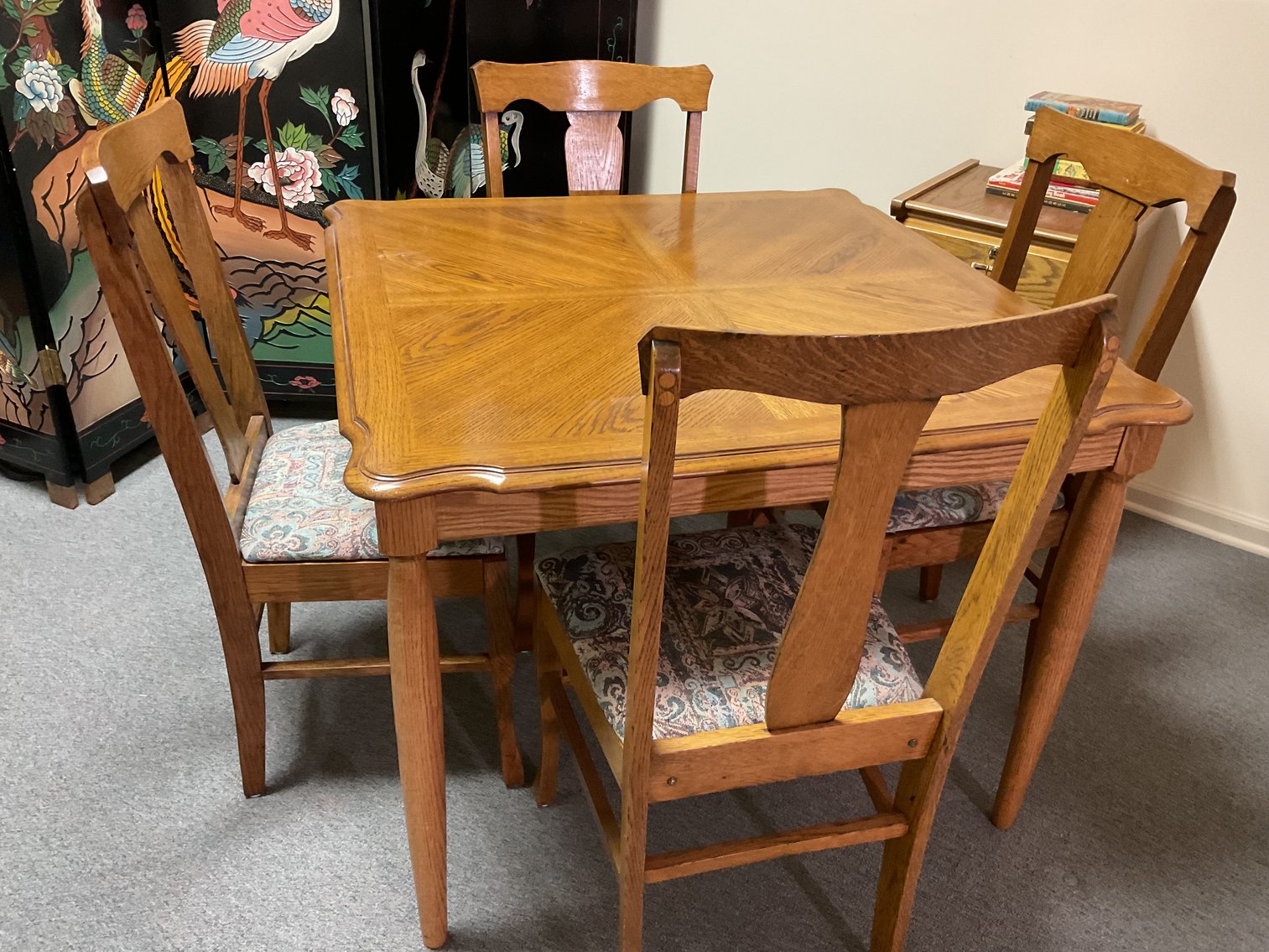 Image for Oak Table and Chairs