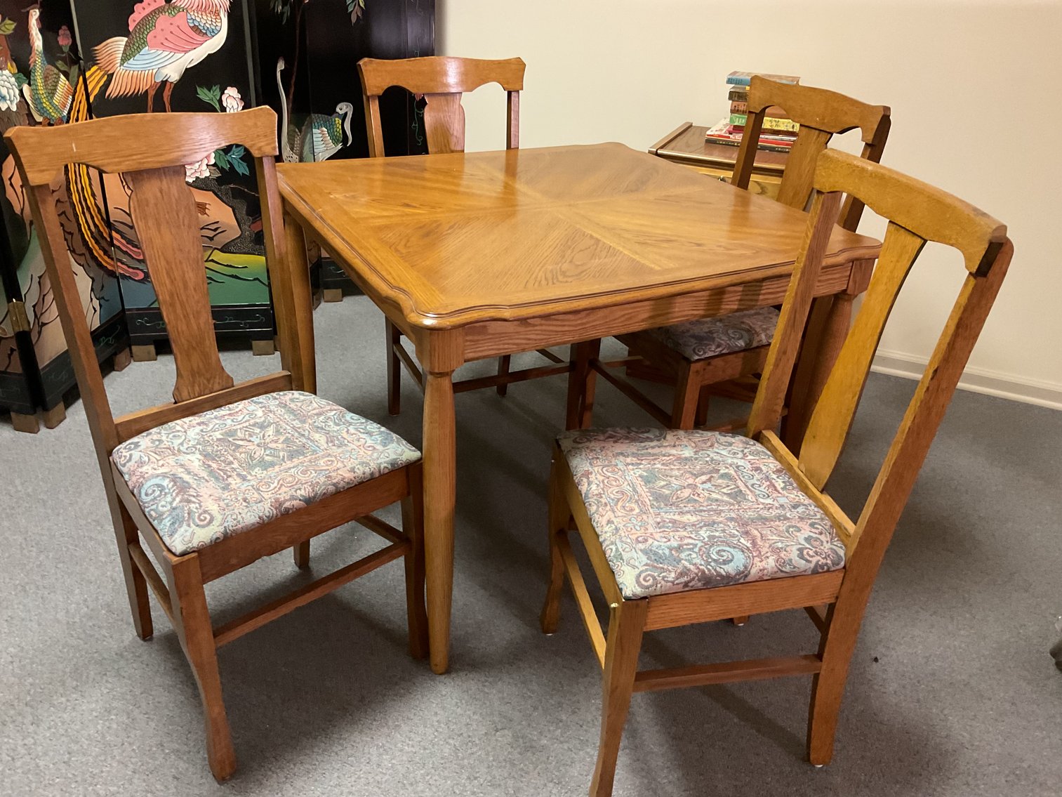 Image for Oak Table and Chairs