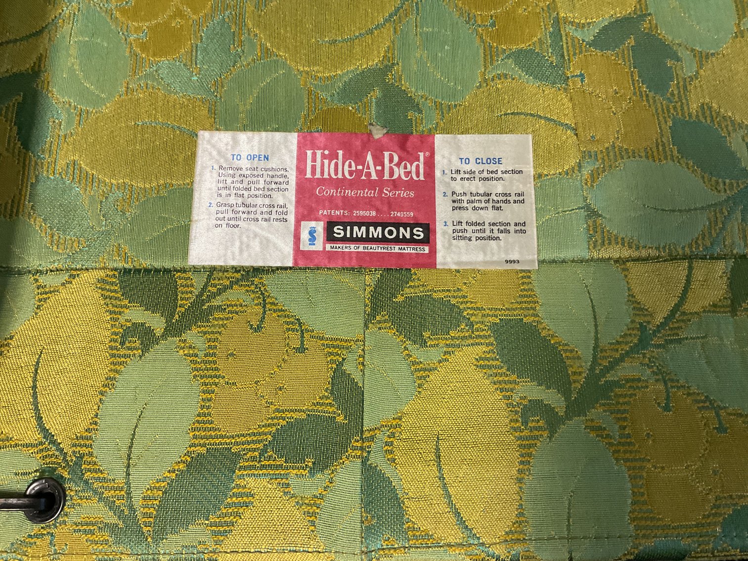 Image for Retro Hide A Bed Sofa