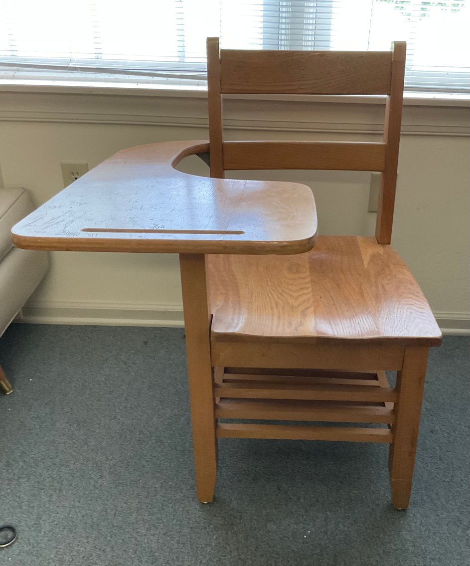 Image for Oak School Desk - Large