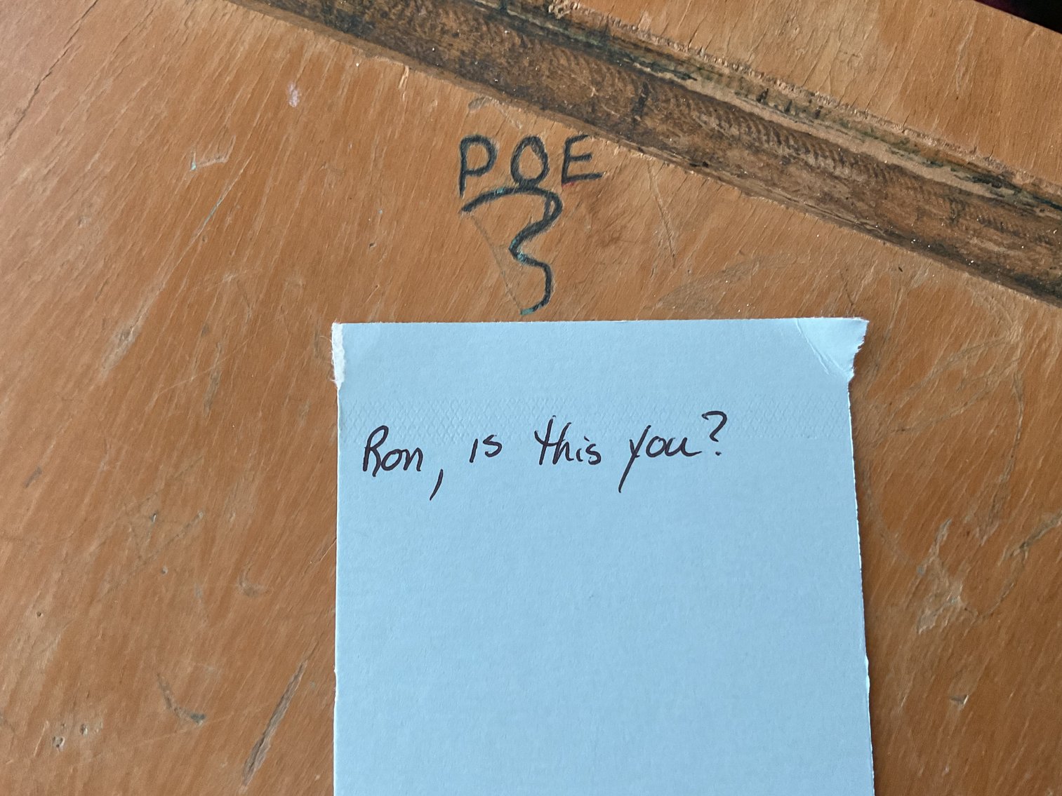 Image for Oak School Desk - Large