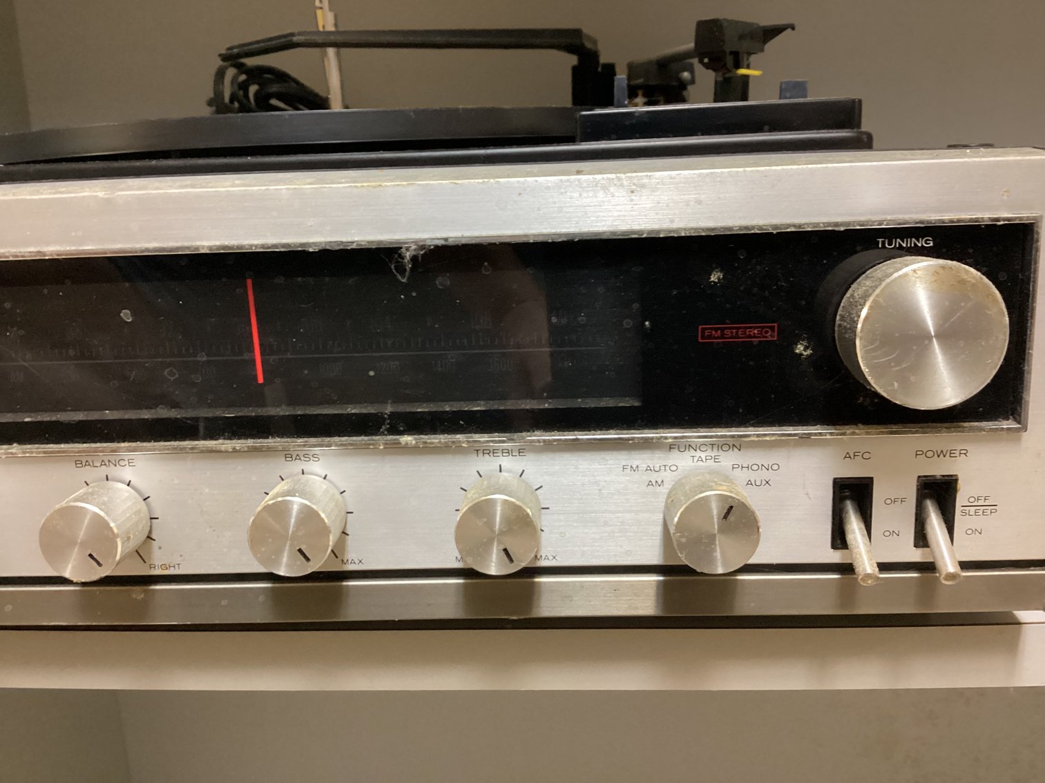 Image for Vintage Hitachi Receiver/Turntable