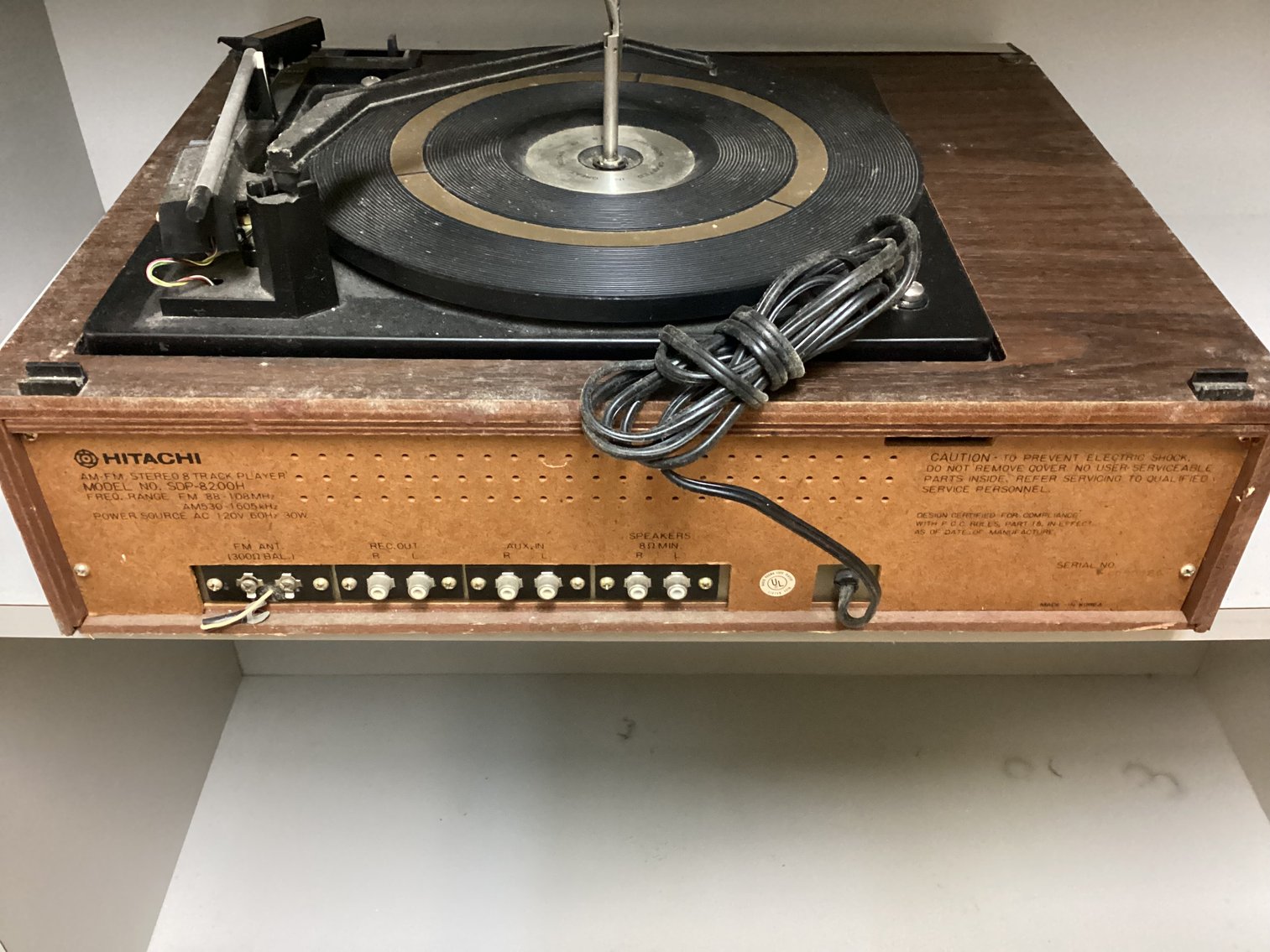 Image for Vintage Hitachi Receiver/Turntable