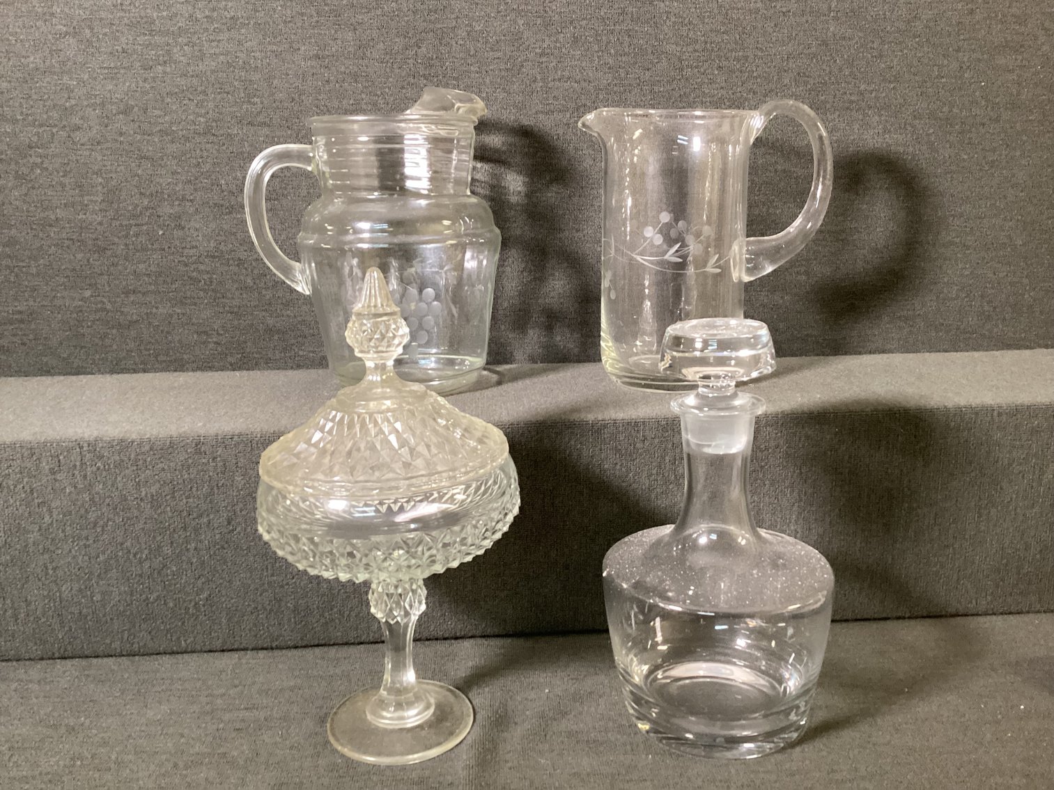 Image for 2 Pitchers, Decanter & Covered Compote