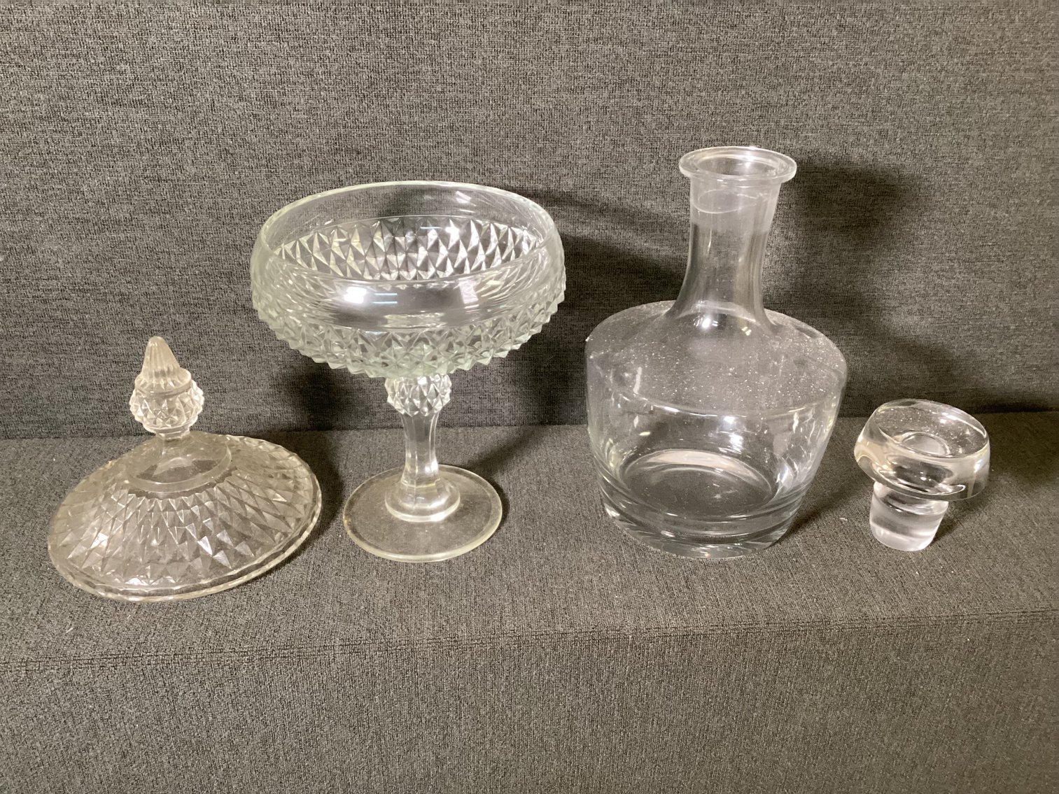 Image for 2 Pitchers, Decanter & Covered Compote