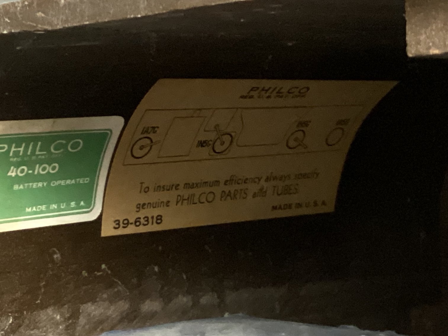 Image for Vintage Philco Radio