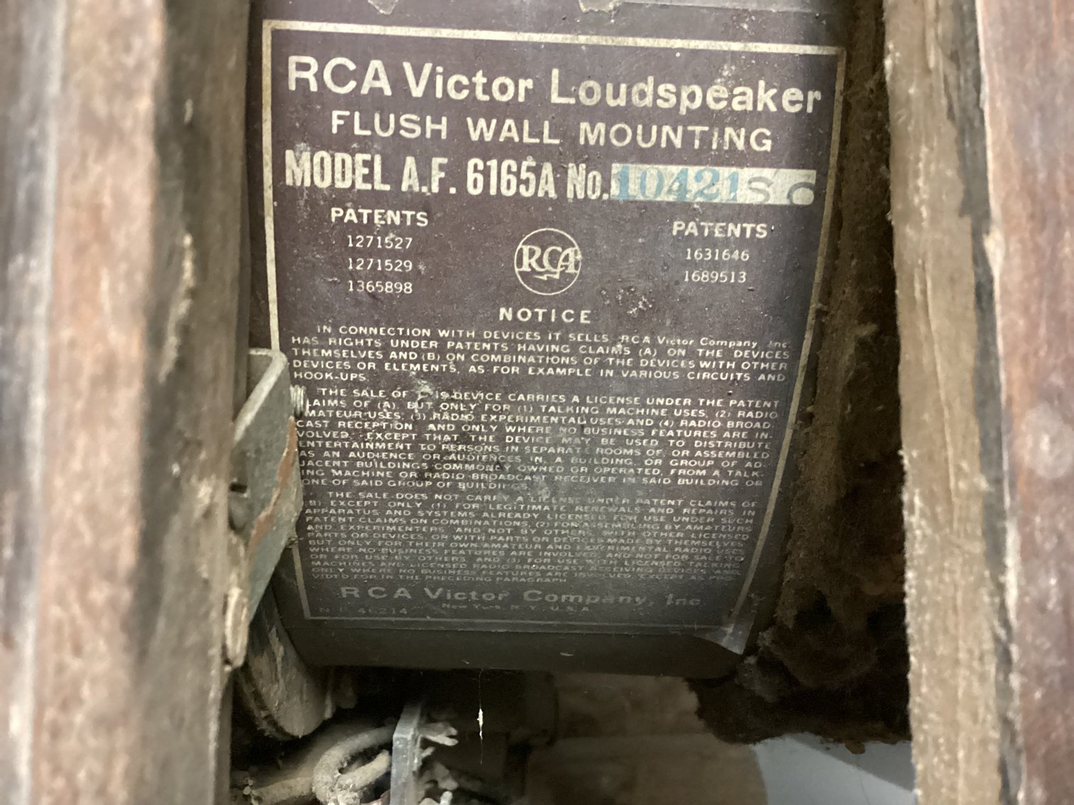 Image for 1920's/1930's Telephone/Intercom System with RCA Loudspeaker