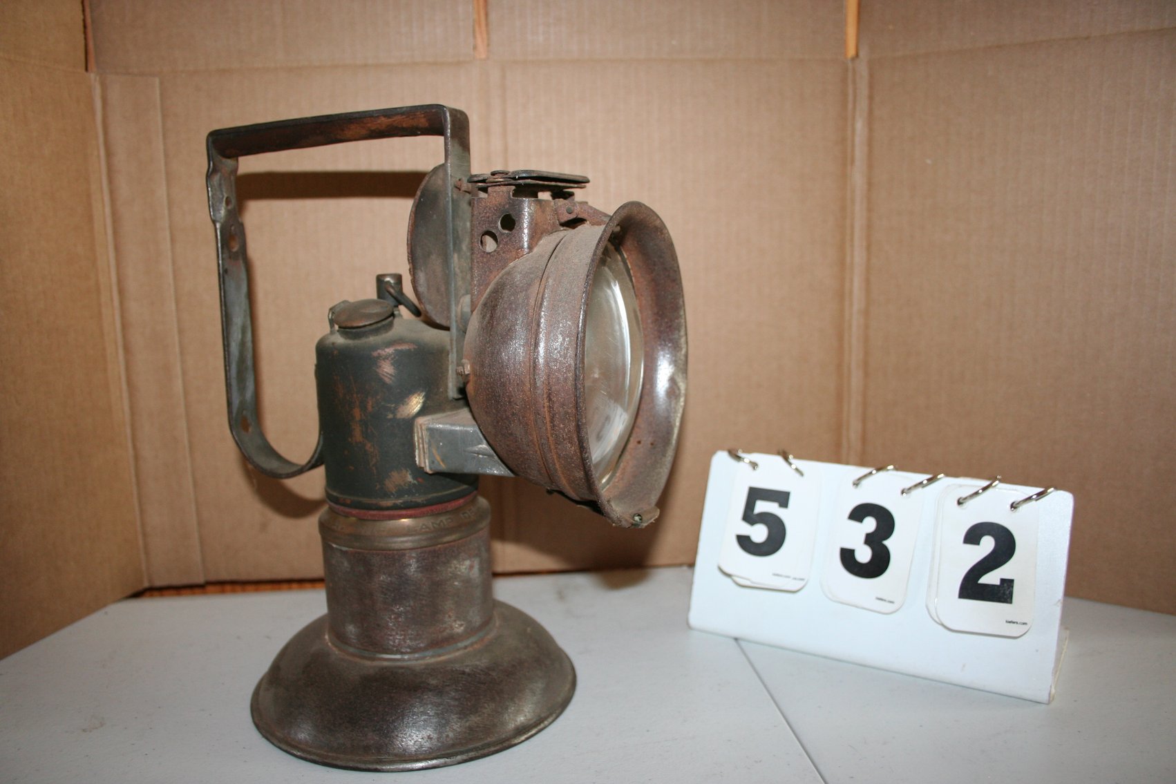 Image for The Lamp of Dewar MFG Brooklyn NY (Lens Cracked)