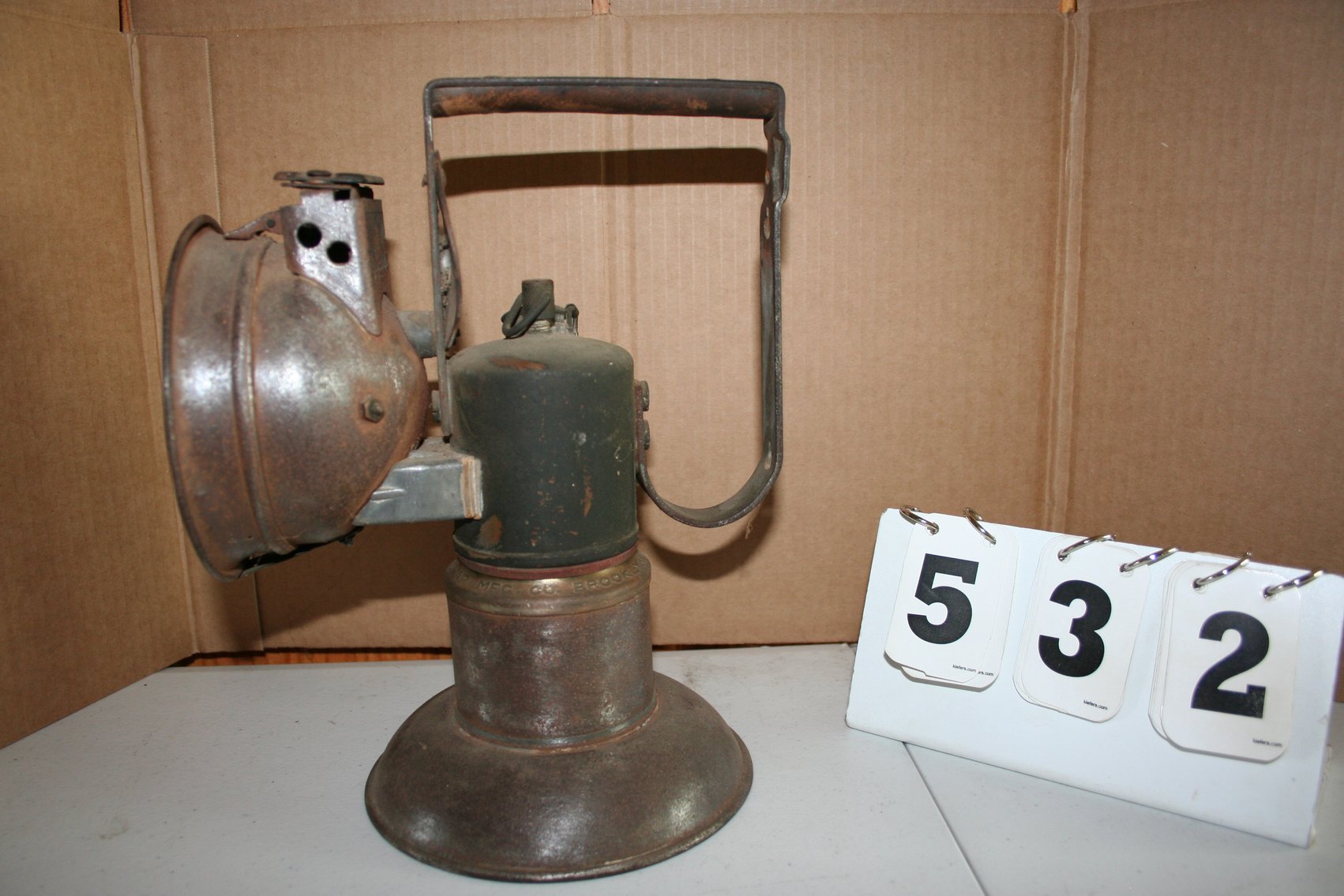 Image for The Lamp of Dewar MFG Brooklyn NY (Lens Cracked)