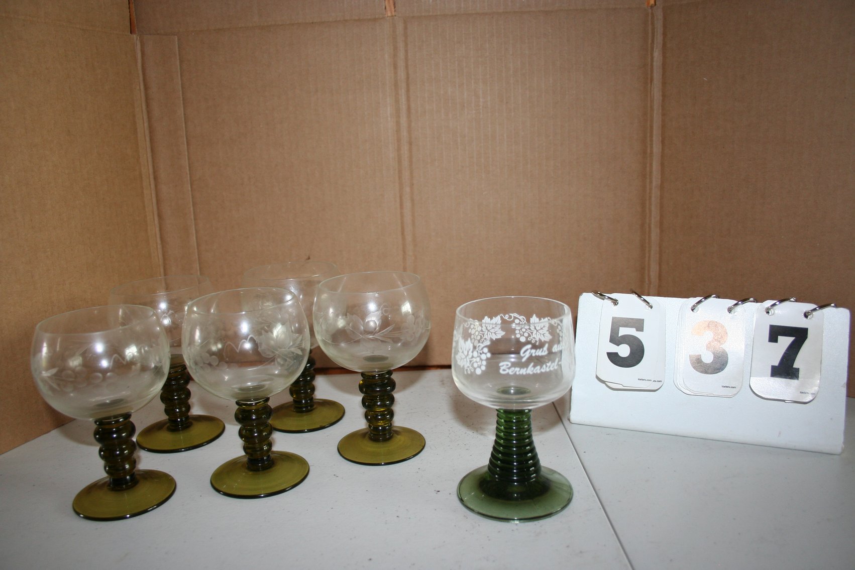 Image for Vintage Roemer Wine Glasses (No Chips)