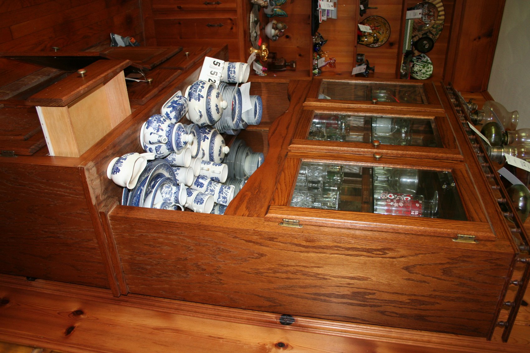 Image for Vintage Oak Cupboard