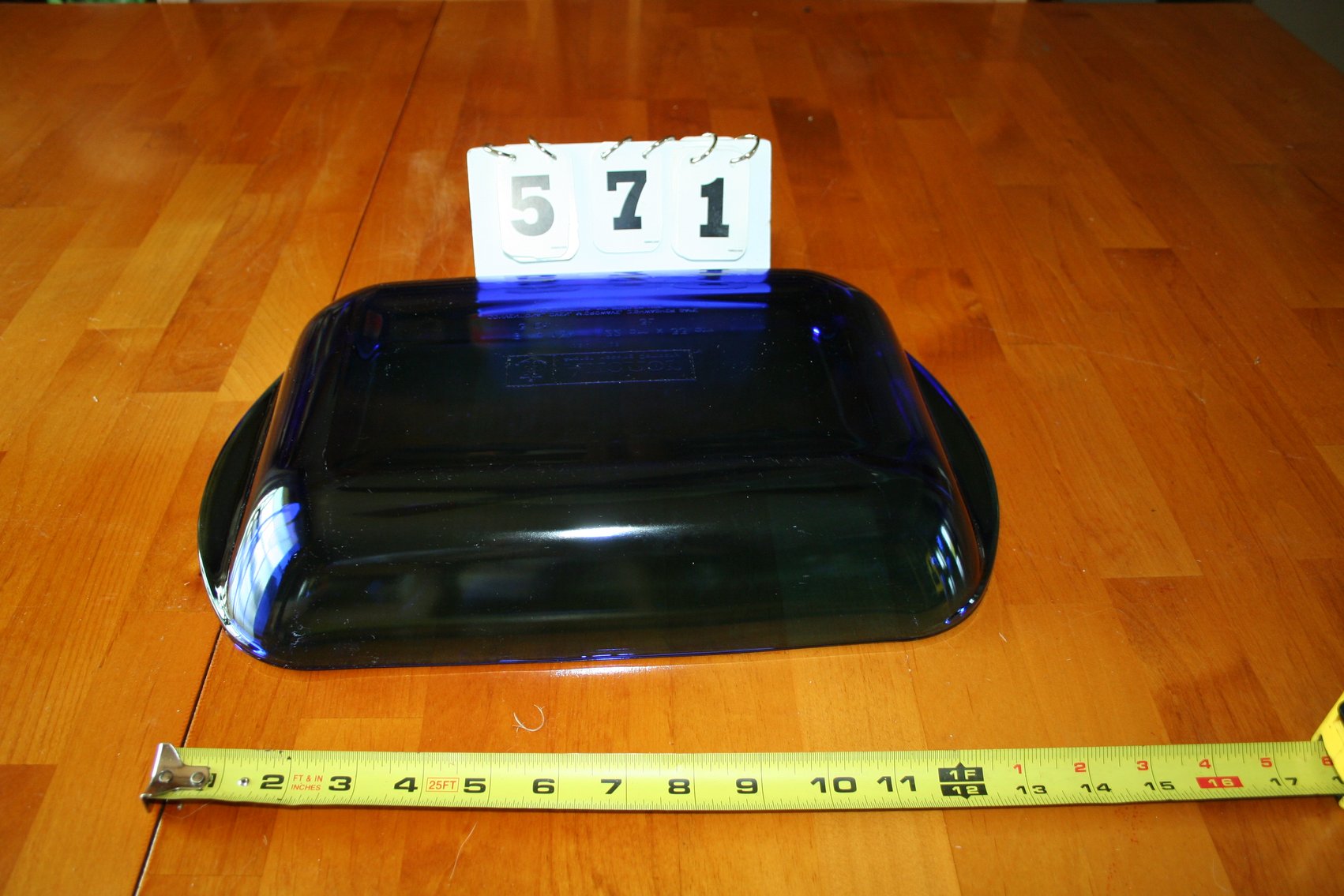 Image for Vintage Cobalt Blue Anchor Hocking 13